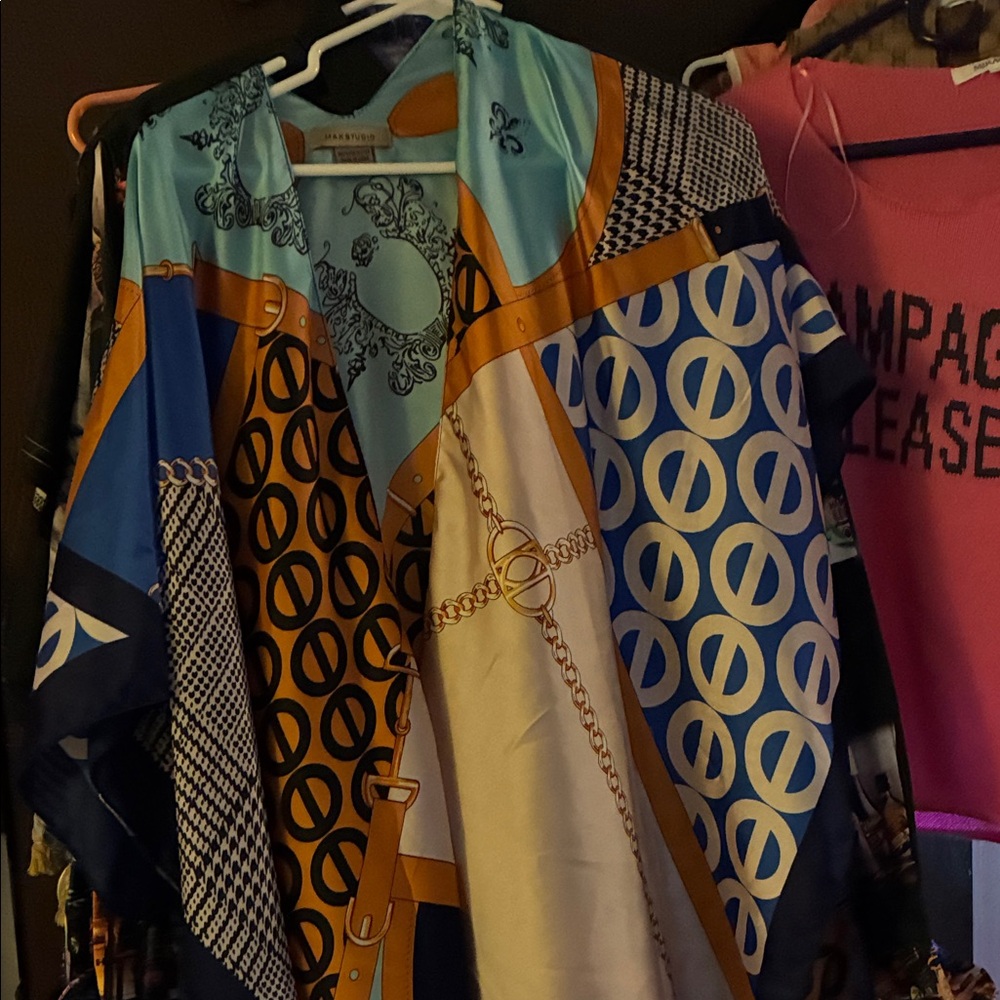 Zara Multicolor Patterned Shawl